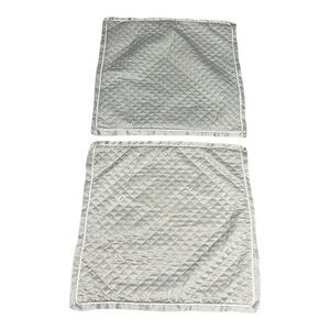 Liz Claiborne Home Throw Pillow Sham Gray Quilted 27” Extra Large Accent Case